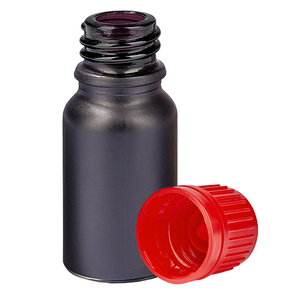 10 ml flaske 11 mm SV rød OV BlackLine UT18/10 10 ml flaske 11 mm SV rød OV BlackLine UT18/10