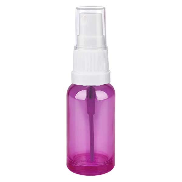 20 ml sprayflaske hvid/transparent Standard PurpleLine UT18/20