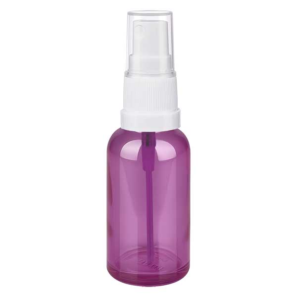 30 ml sprayflaske hvid/transparent Standard PurpleLine UT18/30