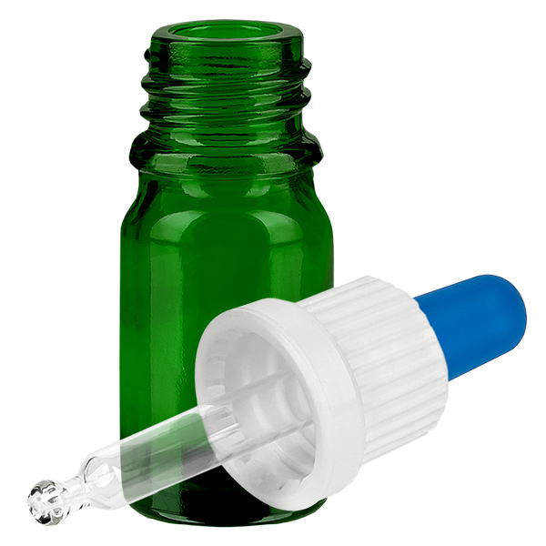 5 ml pipetteflaske hvid/blå OV GreenLine UT18/5 5 ml pipetteflaske hvid/blå OV GreenLine UT18/5