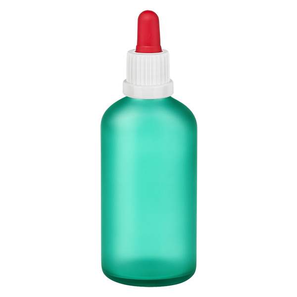 100 ml pipetteflaske hvid/rød OV GreenLine UT18/100