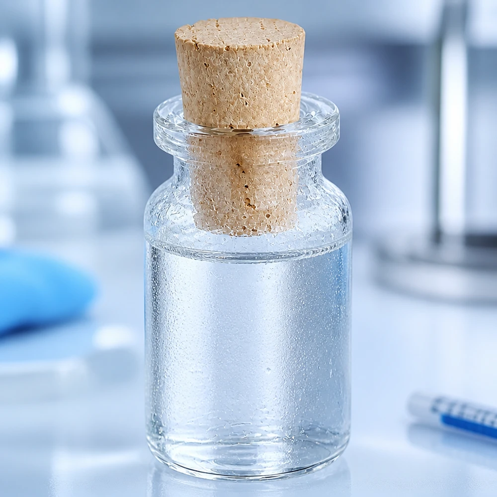 Klar glasflaske 5ml med kork 11/14mm Apothekerflasche aus Klarglas 5ml mit passgenauem Korken 11/14mm für Flüssigkeiten geeignet