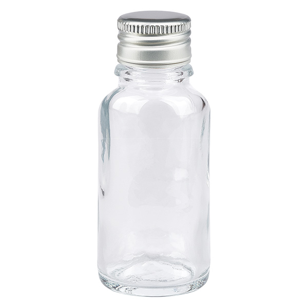 20 ml flaske 11 mm SV aluminium-sølv STD ClearL.UT18/20