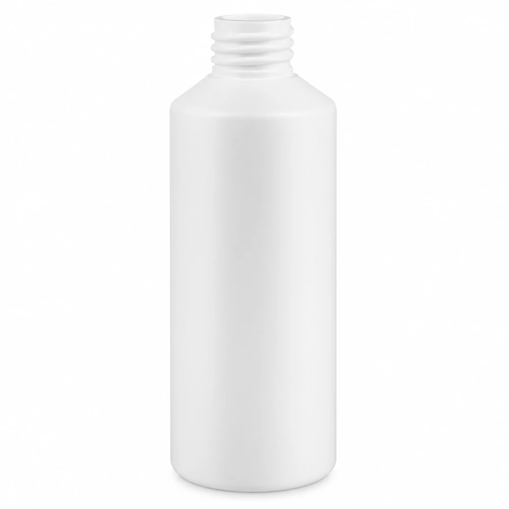 Apoteksflaske HDPE 100 ml hvid, uden låg Hvid HDPE-apotekflaske på 100 ml uden låg til farmaceutiske formål