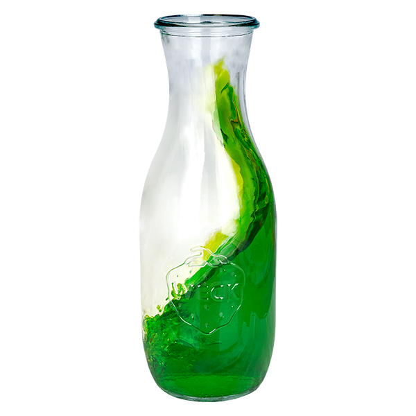 Sæt med 12 Weck-krukker 1062 ml juiceflaske Sæt med 12 Weck-krukker 1062 ml juiceflaske