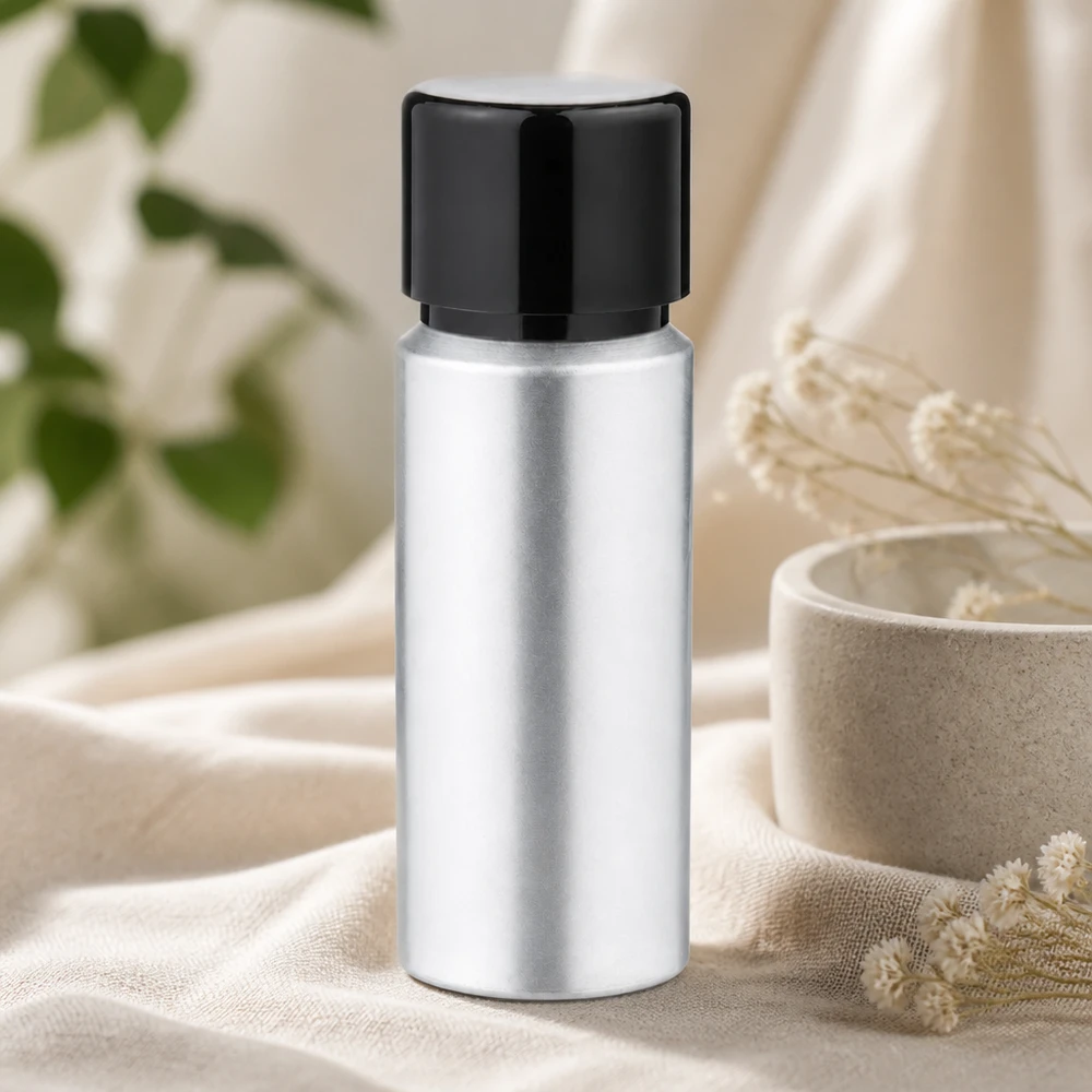 20 ml farvet aluminiumsflaske med skruelåg Kompakt 20 ml aluminiumsflaske med skruelåg - perfekt til gør-det-selv-kosmetik og aromaterapi