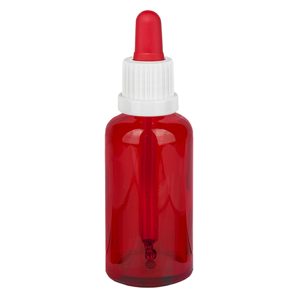 50 ml pipetteflaske hvid/rød OV RedLine UT18/50 50 ml pipetteflaske hvid/rød OV RedLine UT18/50