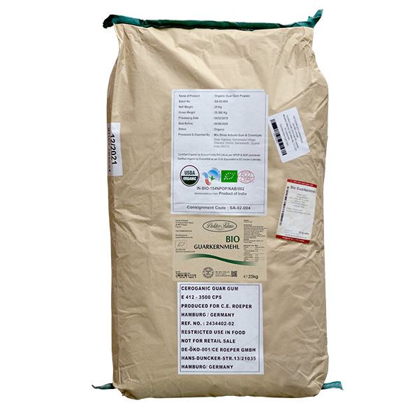 25 kg økologisk guargummi Doktor-Klaus bulkpakke.