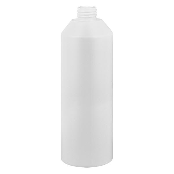 Apoteksflaske HDPE 250 ml hvid, uden låg Apoteksflaske HDPE 250 ml hvid, uden låg