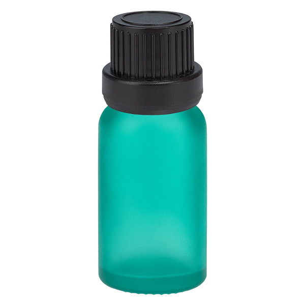 10ml Dropperflaske 2mm sort OV GreenL. UT18/10 10ml Dropperflaske 2mm sort OV GreenL. UT18/10