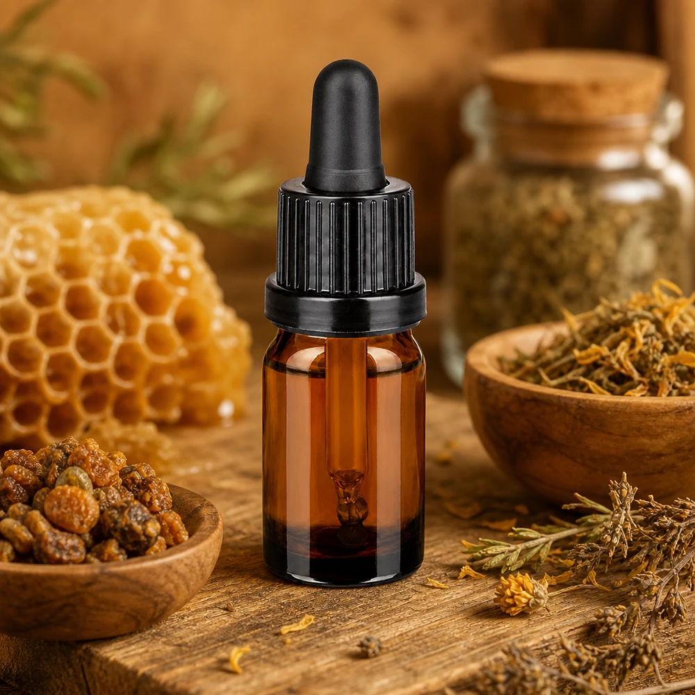 5 ml pipetteflaske sort OV BrownLine UT18/5 BrownLine UT18/5 pipetteflaske 5 ml med præcis dråbehætte til naturlige ekstrakter