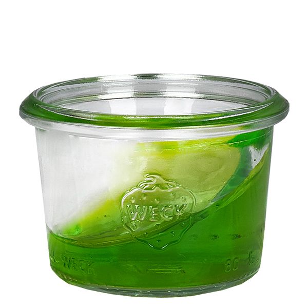 Sæt med 48 Weck-krukker 80 ml Briller