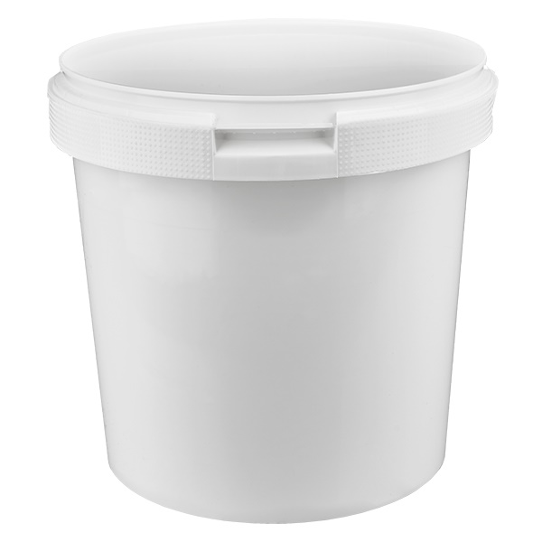 2,5 liters hvid spand uden låg 2,5 liters hvid spand uden låg