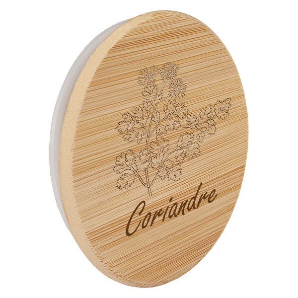 Kappe i træ "Coriandre" til WECK RR60 Kappe i træ "Coriandre" til WECK RR60