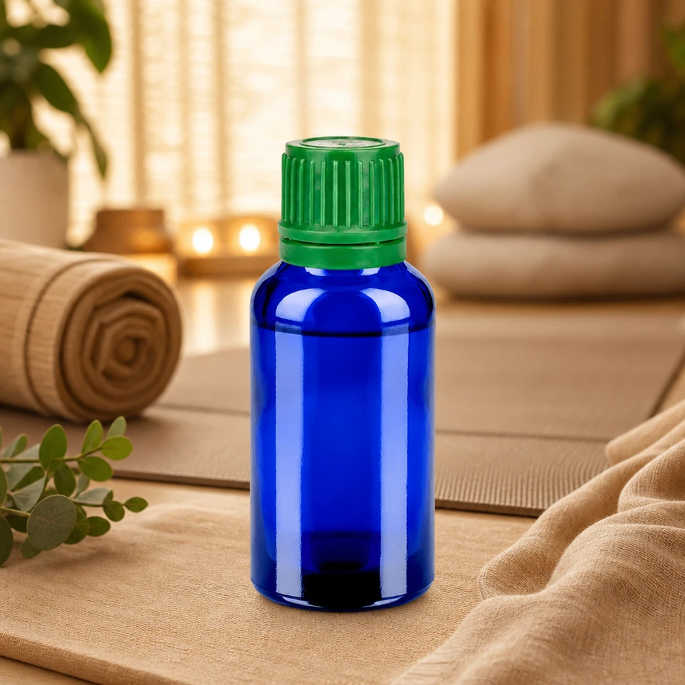 Kompakt 30 ml flaske med 11 mm åbning, ideel til gør-det-selv-kosmetik og plejeprodukter