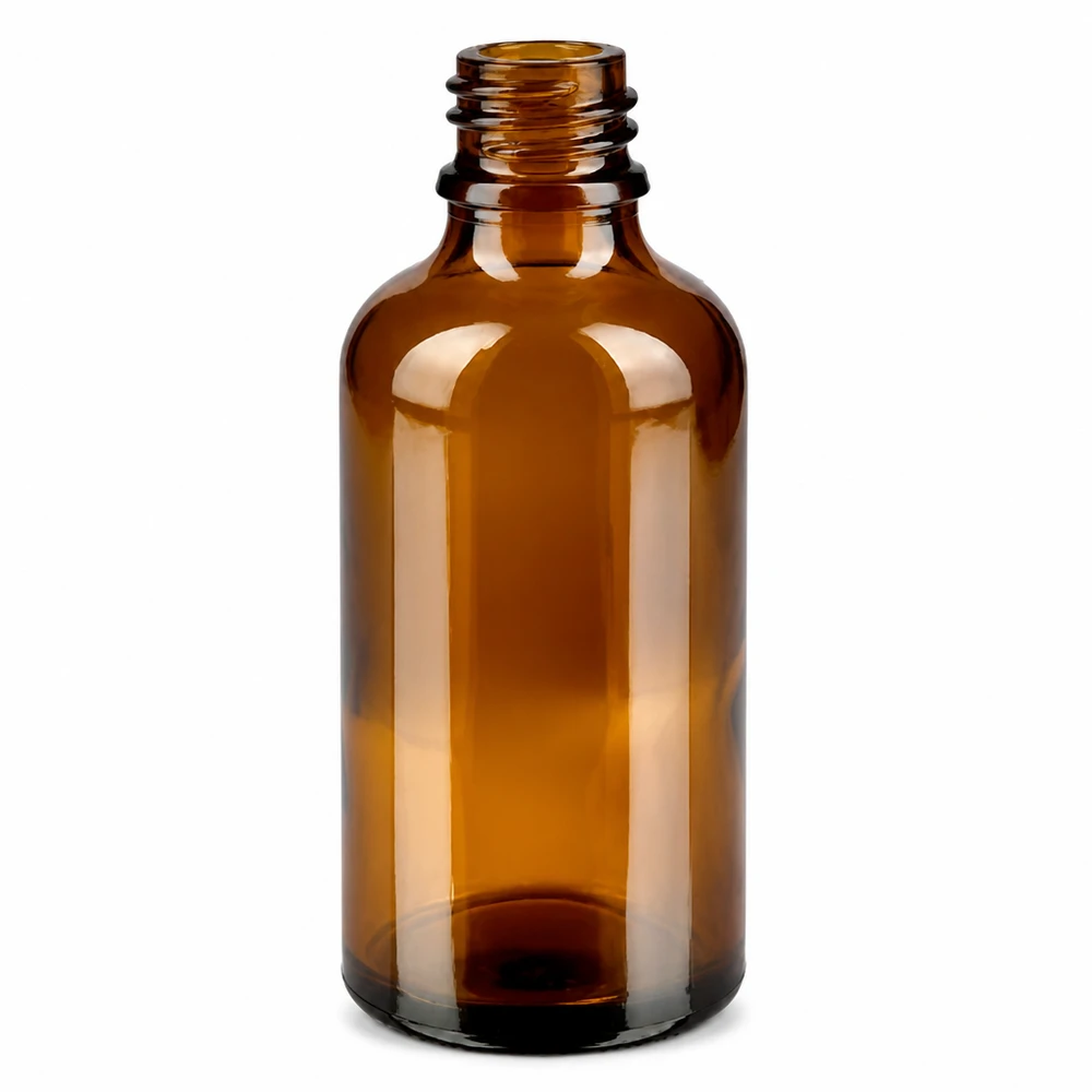 50 ml pipetteflaske sort OV BrownLine UT18/50 Brun glasflaske 50 ml med pipettehætte OV BrownLine UT18/50 til æteriske olier