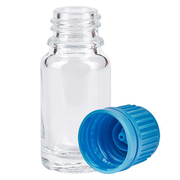 10 ml flaske 11 mm SV blå OV ClearLine UT18/10 10 ml flaske 11 mm SV blå OV ClearLine UT18/10