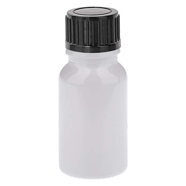 10 ml flaske 11 mm skruelåg sort standard WhiteLine UT18/10 10 ml flaske 11 mm skruelåg sort standard WhiteLine UT18/10