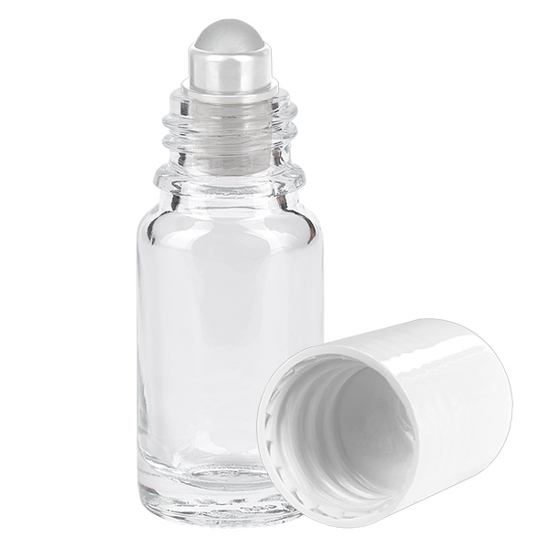10 ml roll-on flaske hvid STD ClearLine UT18/10 10 ml roll-on flaske hvid STD ClearLine UT18/10
