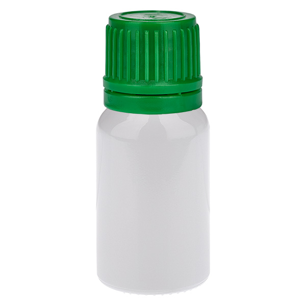 10 ml flaske 11 mm skruelåg grøn originalitetslås WhiteLine UT18/10 10 ml flaske 11 mm skruelåg grøn originalitetslås WhiteLine UT18/10