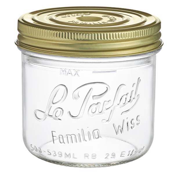 Le Parfait® Familia Wiss 500 g Ø100 mm glas