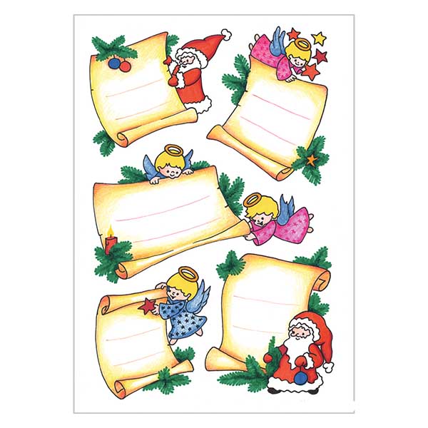 Klistermærker med julebogstaver (10 klistermærker med glitter) | 3 ark = 10 papirklistermærker Klistermærker med julebogstaver (10 klistermærker med glitter) | 3 ark = 10 papirklistermærker