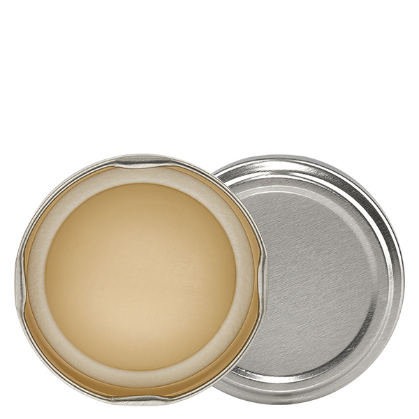 63mm BasicSeal dæksel sølv (TO63) UNiTWIST