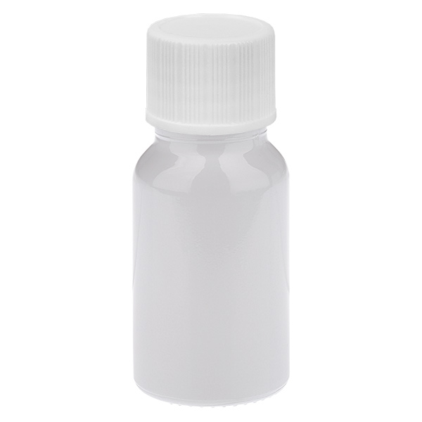 10 ml flaske 11 mm skruelåg hvid standard WhiteLine UT18/10