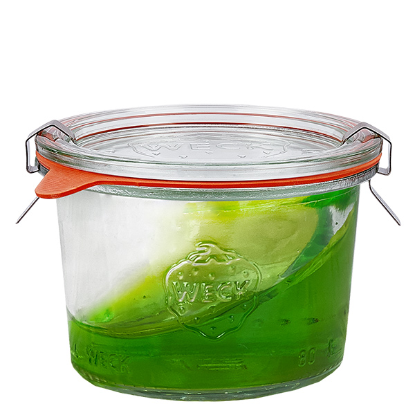 Sæt med 48 Weck 80 ml Briller med 48 glaslåg Sæt med 48 Weck 80 ml Briller med 48 glaslåg