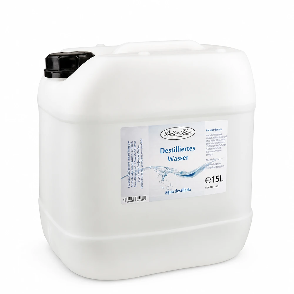 15 liter destilleret vand Doktor Klaus 15 liter destilleret vand Doktor Klaus