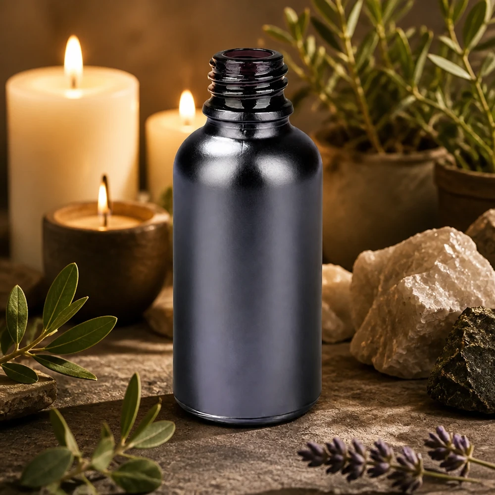 30 ml apoteksflaske BlackLine UT18/30 UNiTWIST Kompakt 30 ml apotekerflaske BlackLine UT18/30 ideel til æteriske olier og aromaterapi