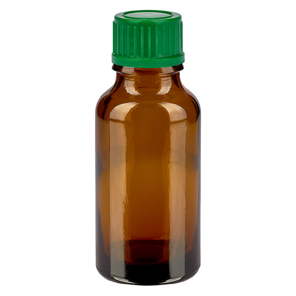 20 ml flaske 11 mm SV grøn STD BrownLine UT18/20