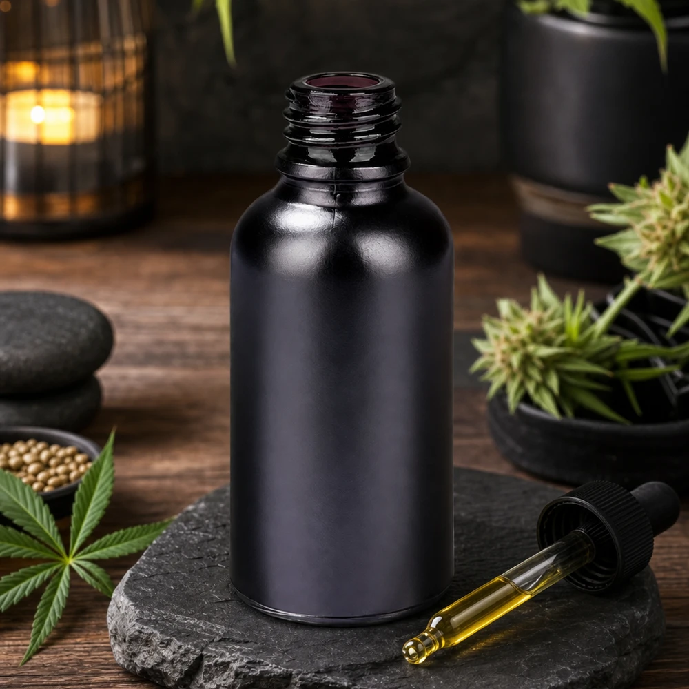 30 ml apoteksflaske BlackLine UT18/30 UNiTWIST 30 ml BlackLine farmaceutflaske UT18/30 med ergonomisk design for nem håndtering og dosering