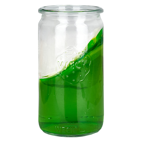 Sæt med 12 Weck-glas 340 ml cylinderglas Sæt med 12 Weck-glas 340 ml cylinderglas