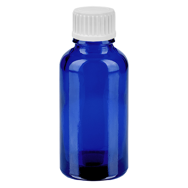 30 ml (globule) flaske 3 mm GR m. STD BlåL. UT18/30