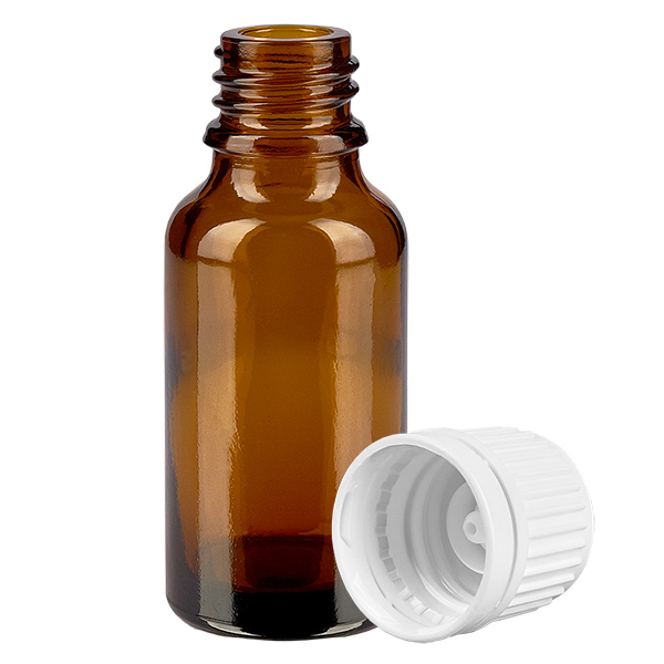 20 ml flaske 11 mm SV hvid OV BrownLine UT18/20 20 ml flaske 11 mm SV hvid OV BrownLine UT18/20