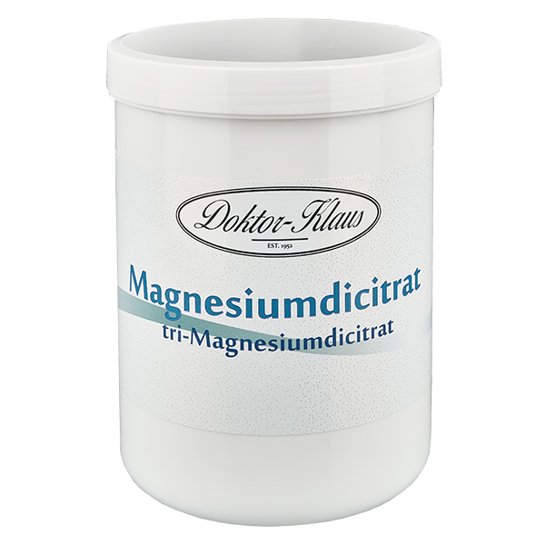 1000 g Doktor-Klaus tri-magnesiumdicitrat vandfrit 1000 g Doktor-Klaus tri-magnesiumdicitrat vandfrit
