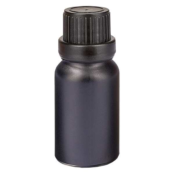 10ml Dropperflaske 2mm OV SortL. UT18/10 10ml Dropperflaske 2mm OV SortL. UT18/10