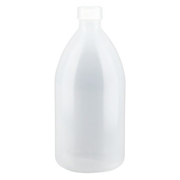 1000 ml skrueflaske, laboratorieflaske med smal hals 1000 ml skrueflaske, laboratorieflaske med smal hals