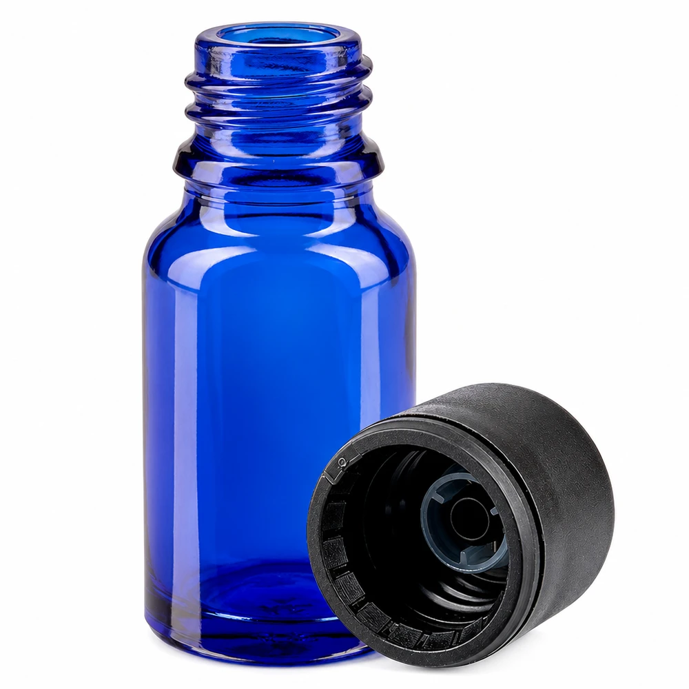 10 ml flaske 6 mm SV sort STD BlueLine UT18/10