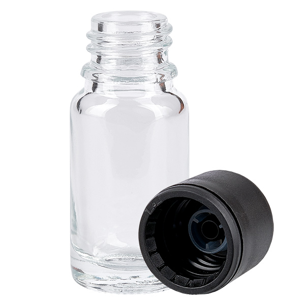 10 ml flaske 6 mm SV sort STD ClearLine UT18/10 10 ml flaske 6 mm SV sort STD ClearLine UT18/10
