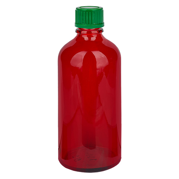 100 ml flaske 11 mm SV grøn STD RedLine UT18/100 100 ml flaske 11 mm SV grøn STD RedLine UT18/100