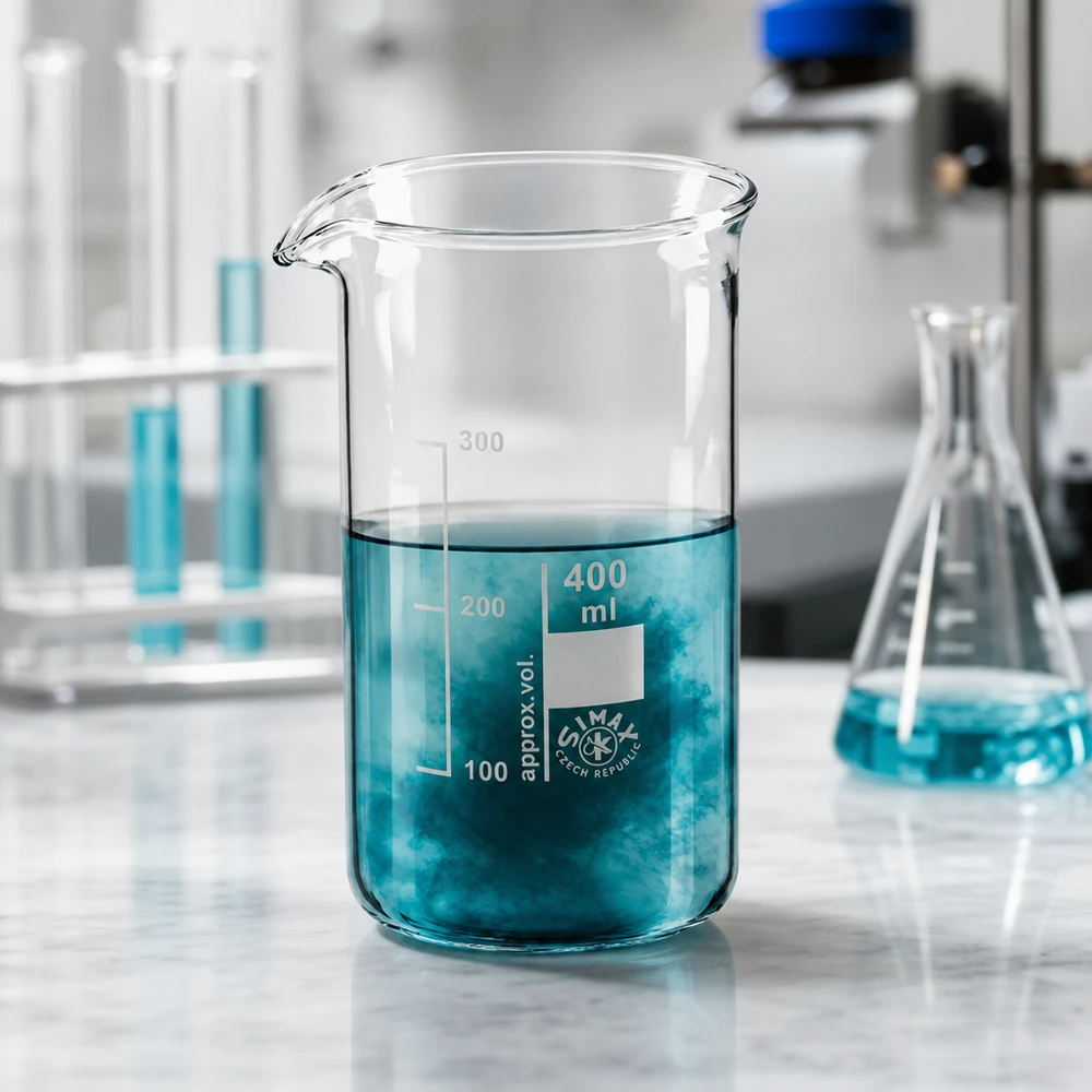 Bægerglas 400 ml borosilikatglas, høj form SIMAX bæger, 400 ml, høj model, fremstillet af varmebestandigt borosilikatglas til professionelle laboratorieformål