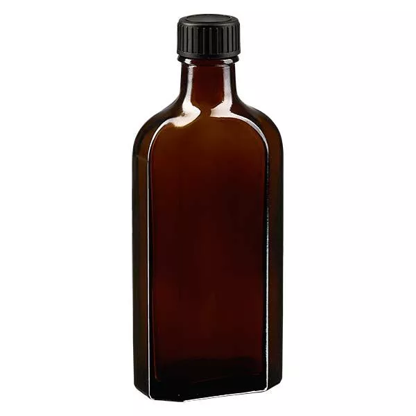 150 ml Meplat brun skruelåg med EPE-forseglingsskive