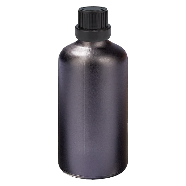 100 ml Flas. 11mm SV sort OV BlackLine UT18/100 100 ml Flas. 11mm SV sort OV BlackLine UT18/100