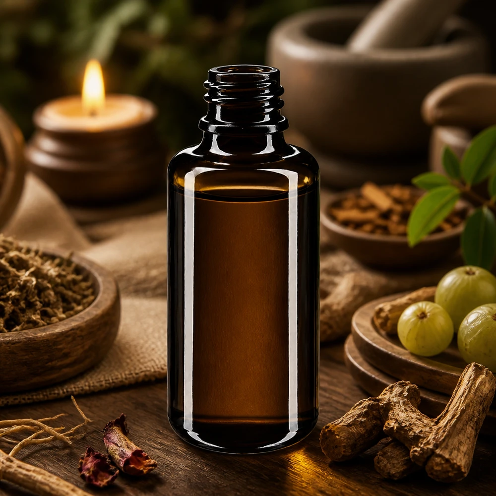 Violet glasflaske 30 ml DIN 18 (Mironglas) Kompakt 30 ml Orion-dråbeflaske lavet af violet Miron-glas til naturmedicin og urteolier