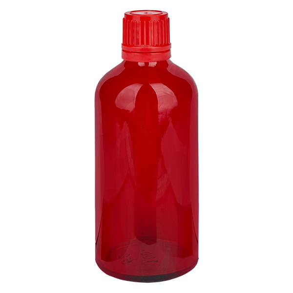 100 ml flaske 11 mm SV rød OV RedLine UT18/100 100 ml flaske 11 mm SV rød OV RedLine UT18/100