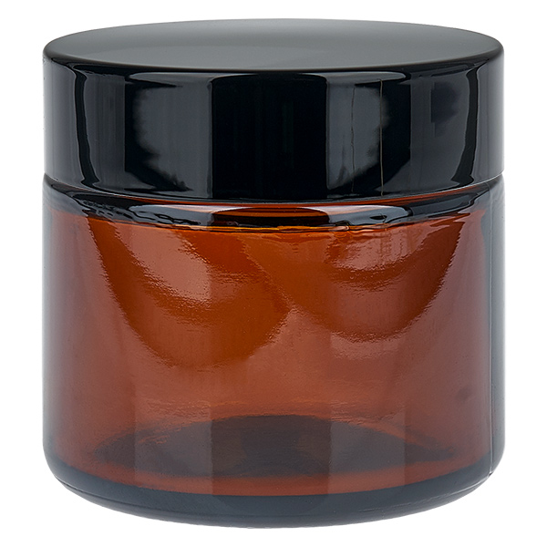 Glaskrukke 60 ml brun med indsatslåg UNiTWIST Glaskrukke 60 ml brun med indsatslåg UNiTWIST