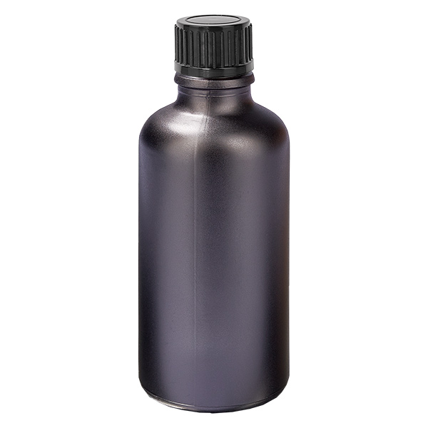 50 ml flaske 11 mm SV sort STD BlackLine UT18/50