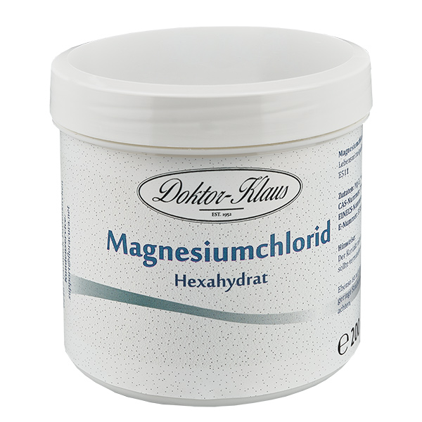 200 g Doktor-Klaus magnesiumklorid 6-hydrat E511 200 g Doktor-Klaus magnesiumklorid 6-hydrat E511